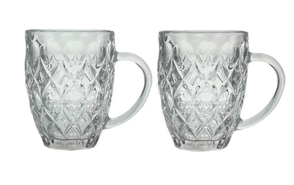 Large Crystal Tea Cup - Set of 6