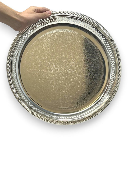Sale Tray Raised -Small Silver