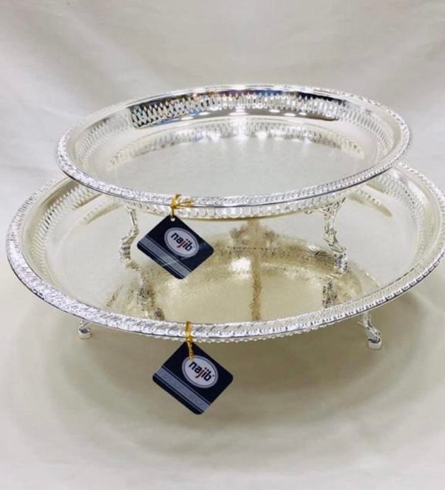 Sale Tray Raised -Small Silver