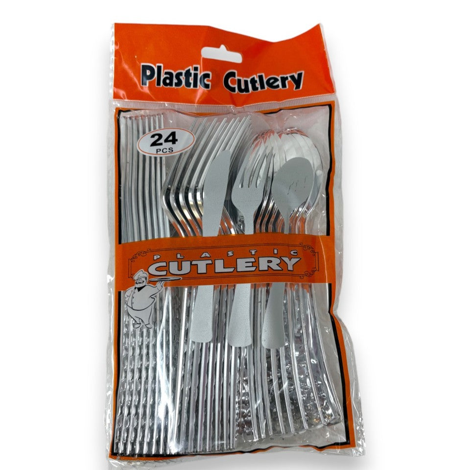 Plastic Cutlery - 24pcs