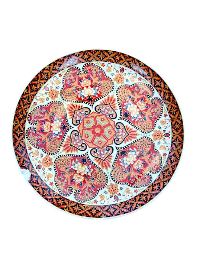 Traditional East Asia Patchwork Serving Platter