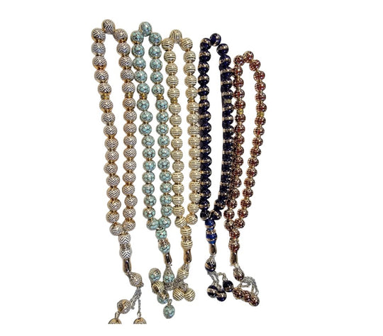 Fancy Round Prayer Beads [33 Beads]