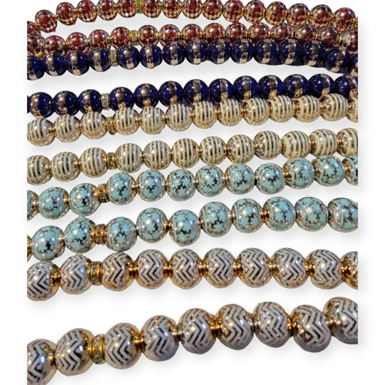 Fancy Round Prayer Beads [33 Beads]